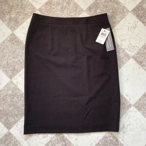 Atelier Classic Brown Stretch Skirt Size 6 NWT